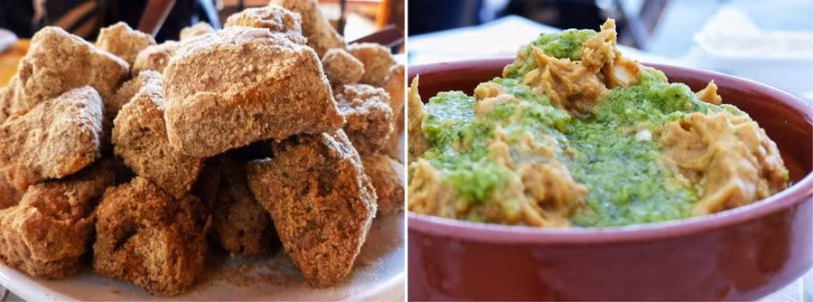 chicharrones gofio la palma