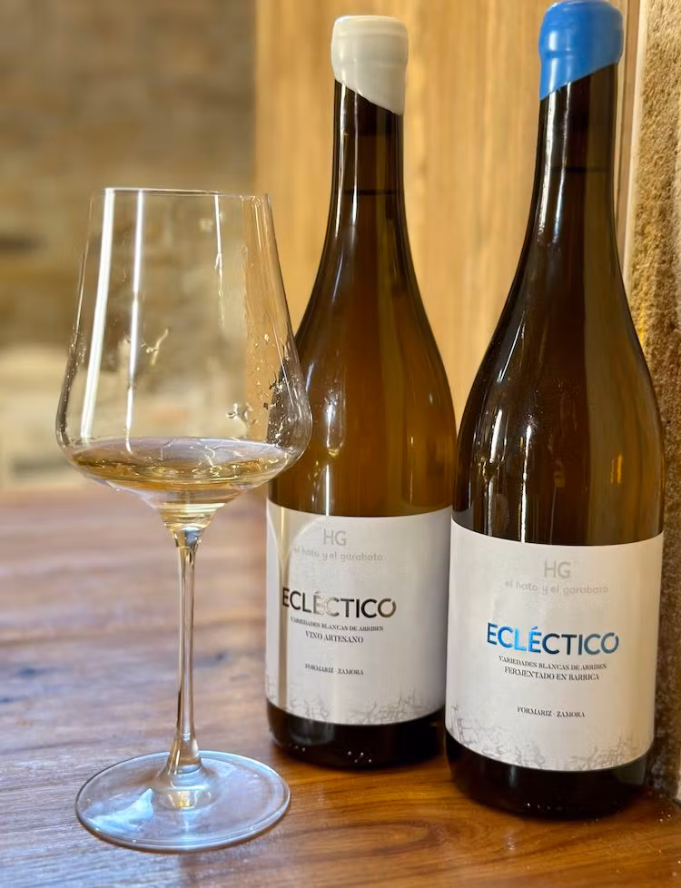 Vinos de la bodega El Hato y el Garabato, en la Ruta del Vino de Arribes